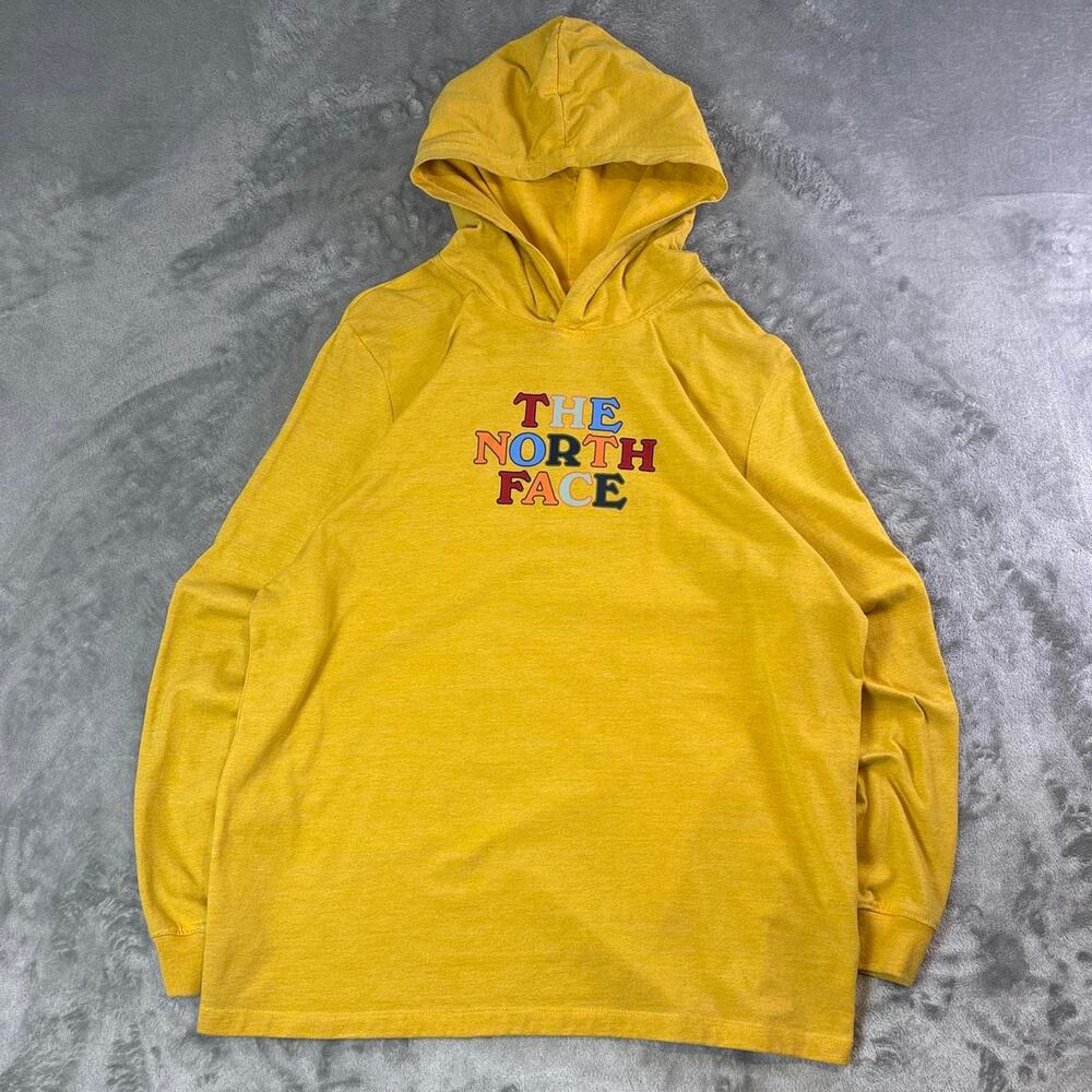 The North Face Yellow Lightweight Hooded Shirt Womens Large